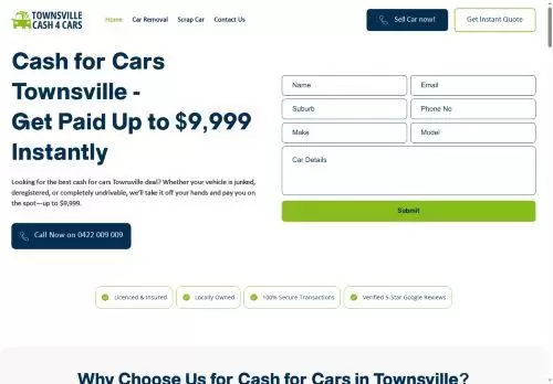 Townsvillecash4cars.com.au Reviews Scam