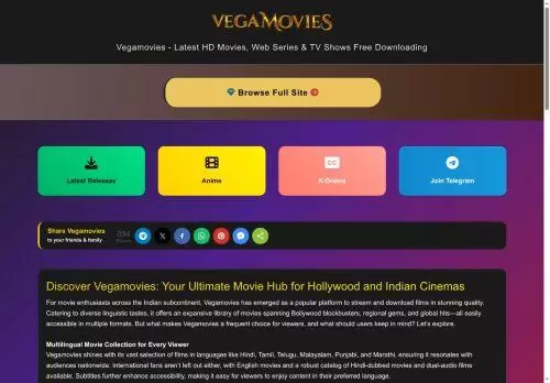 Vegamovies.is Reviews Scam