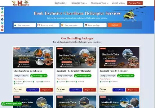 Yatrabyhelicopter.in Reviews Scam