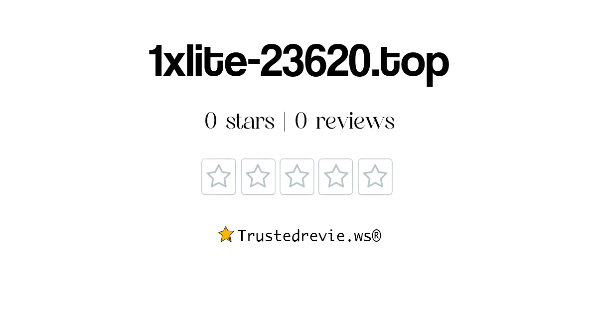 1xlite-23620.top - Ask Question