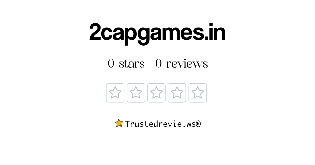 2capgames.in Review: Legit or Scam? [2026 New Reviews]