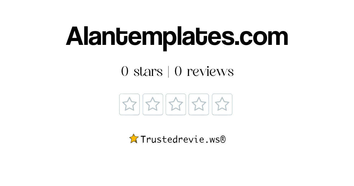 Alantemplates.com Review: Legit or Scam? [2026 New Reviews]