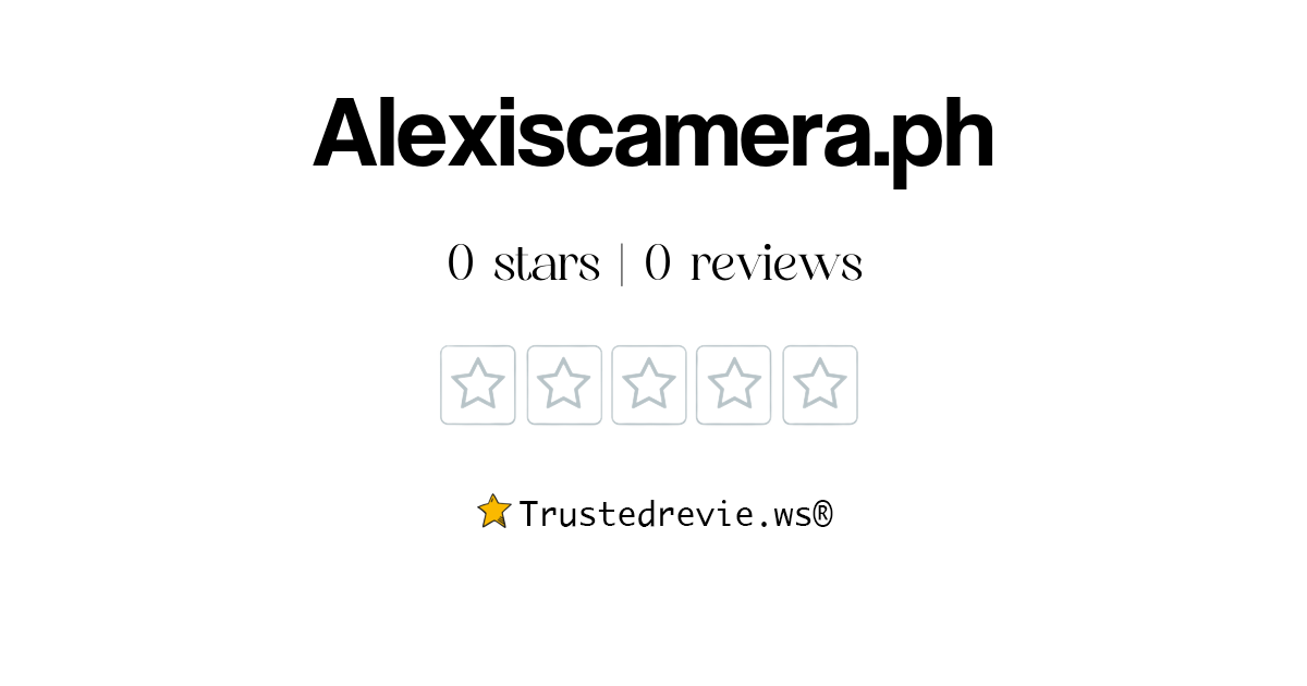 Alexiscamera.ph Review: Legit or Scam? [2026 New Reviews]