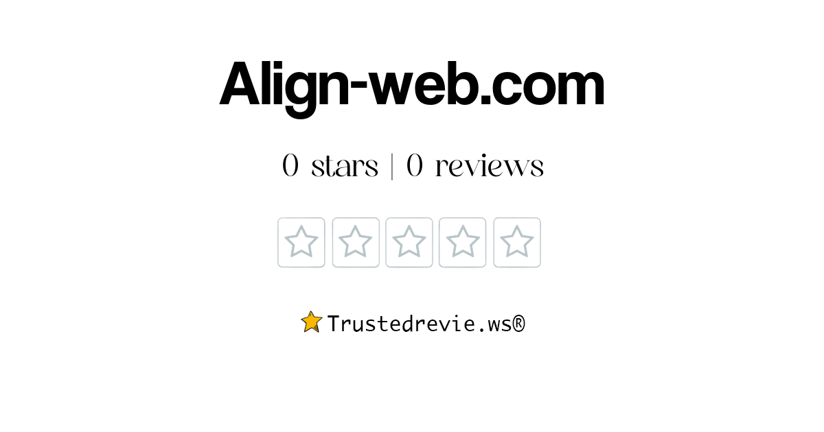 Align-web.com Review: Legit or Scam? [2026 New Reviews]