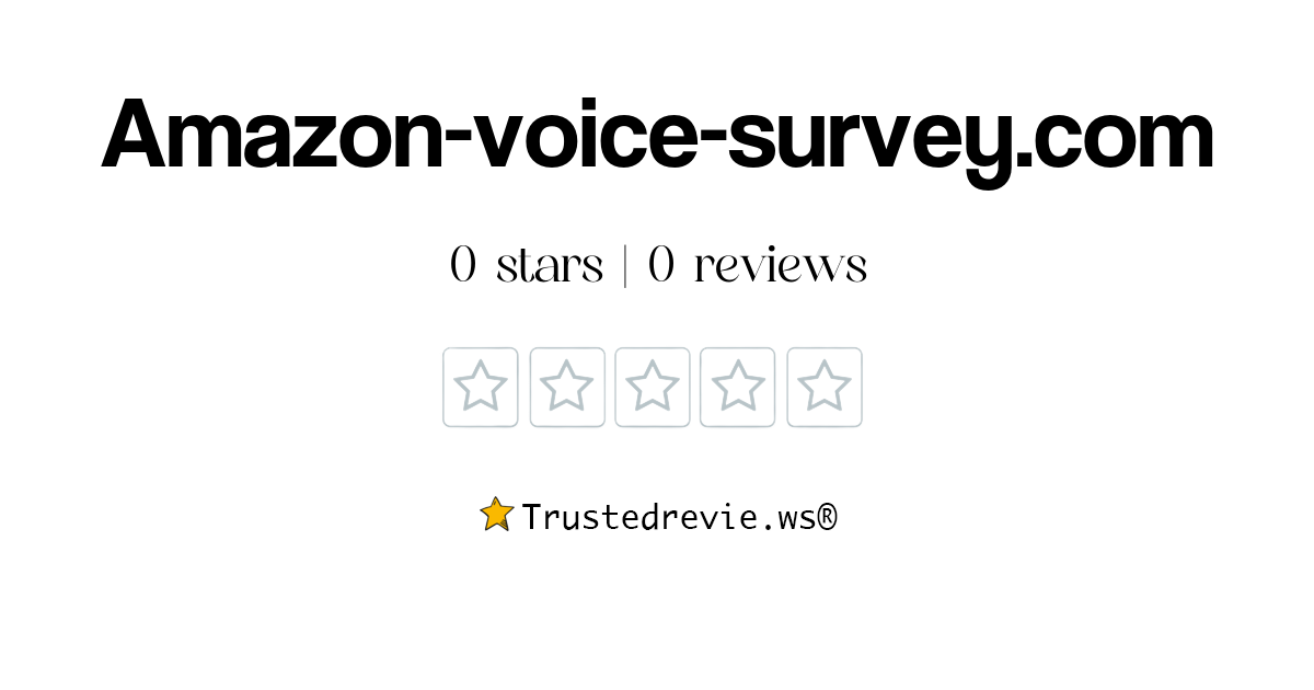 amazon-voice-survey-review-legit-or-scam-2024-new-reviews