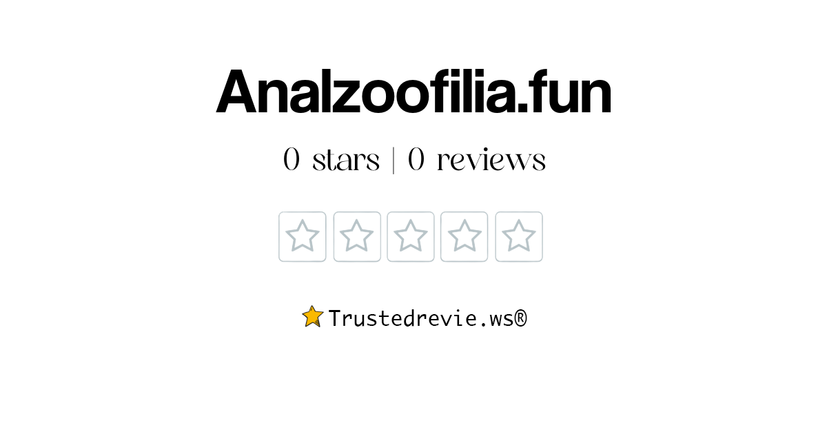 Analzoofilia.fun Review: Legit or Scam? [2025 New Reviews]