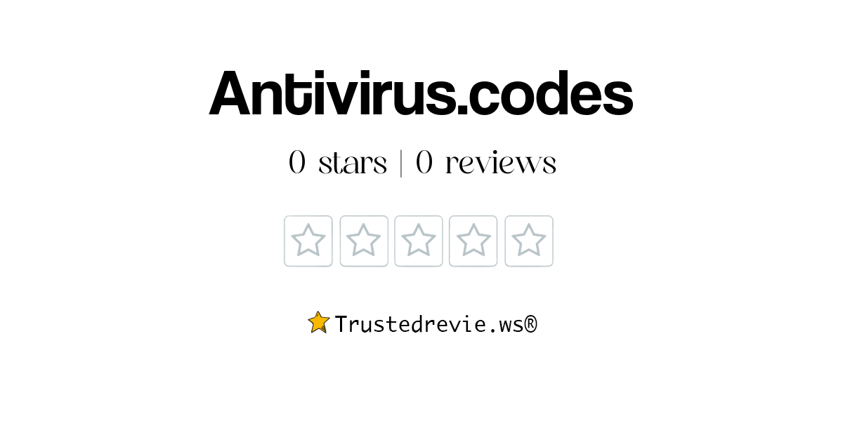 Antivirus.codes Review: Legit or Scam? [2024 New Reviews]