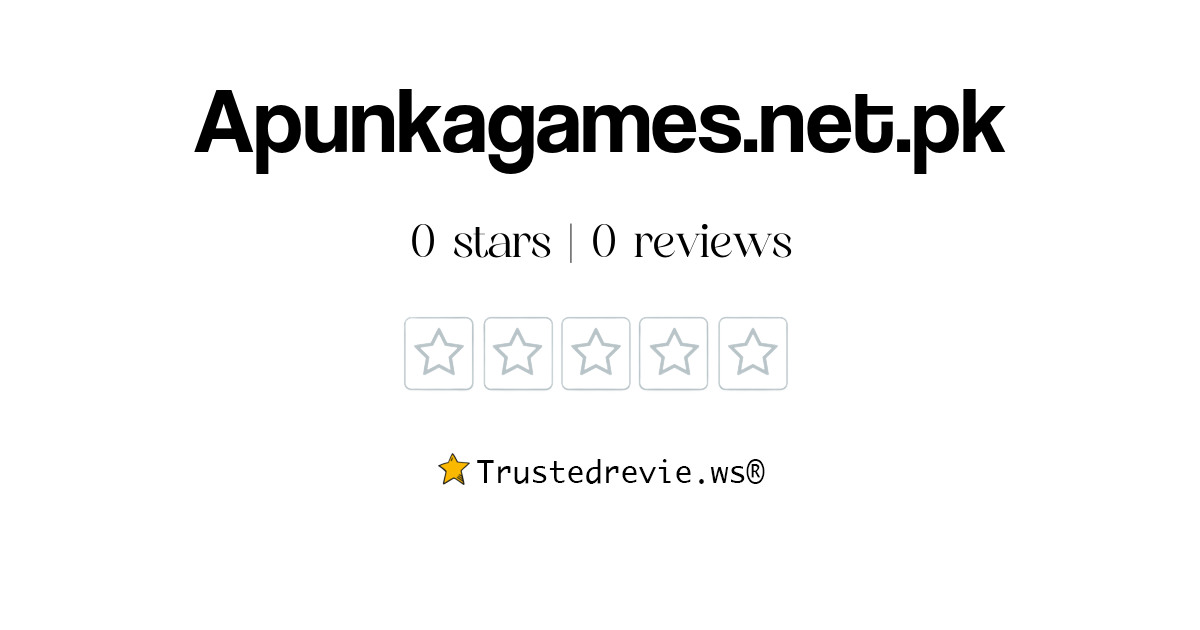 Apunkagames.net.pk Review: Legit or Scam? [2026 New Reviews]