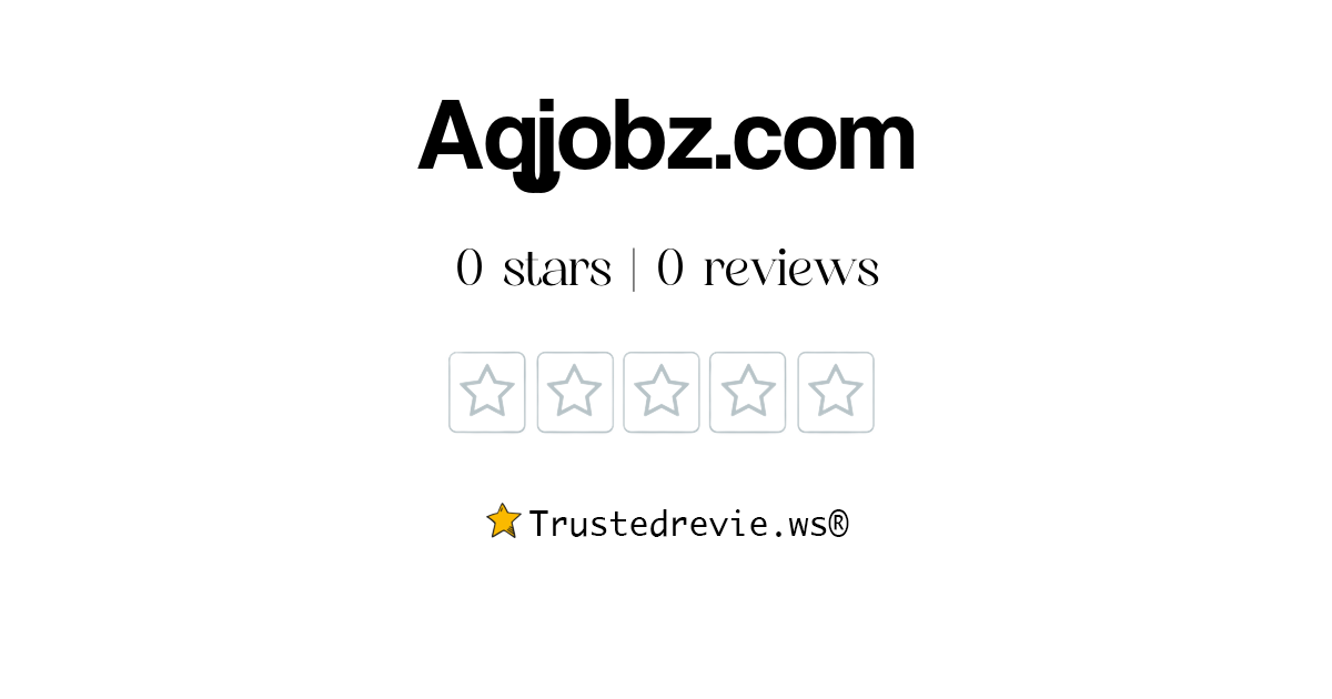 Aqjobz.com Review: Legit or Scam? [2024 New Reviews]