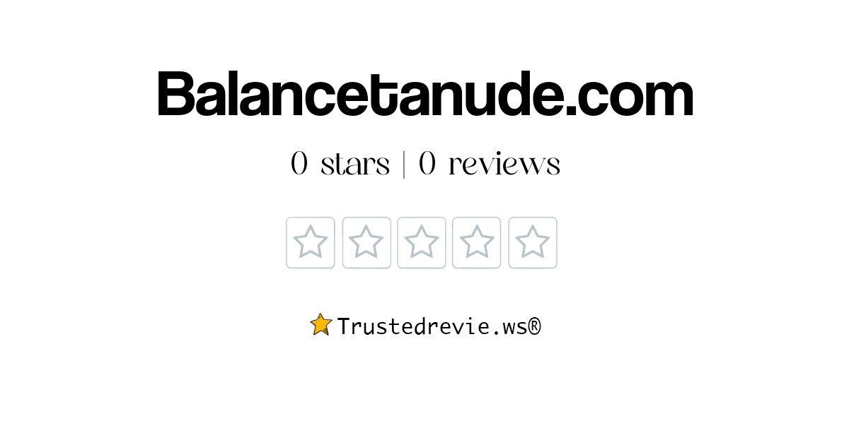 Balancetanude Review: Legit or Scam? [2025 New Reviews]