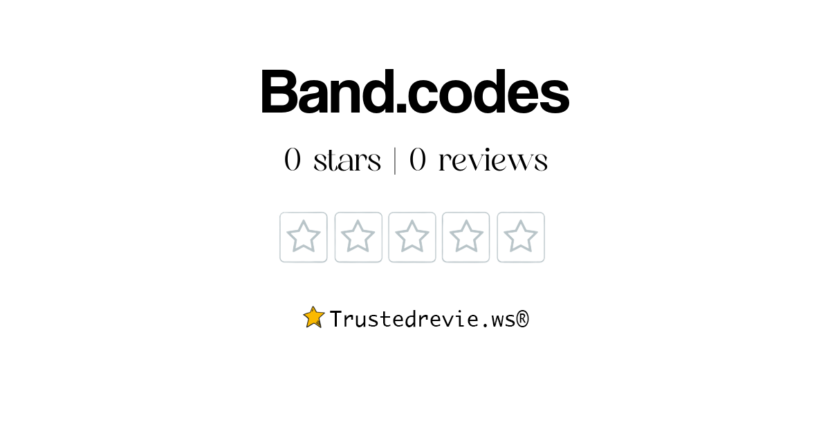 Band.codes Review: Legit or Scam? [2025 New Reviews]
