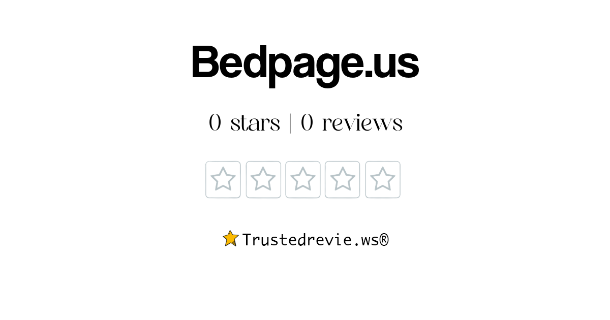 Bedpage Review Legit or Scam? [2024 New Reviews]