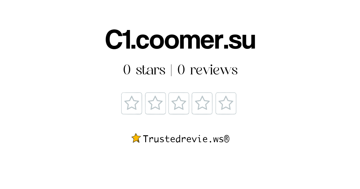 C1.coomer.su Review: Legit or Scam? [2024 New Reviews]