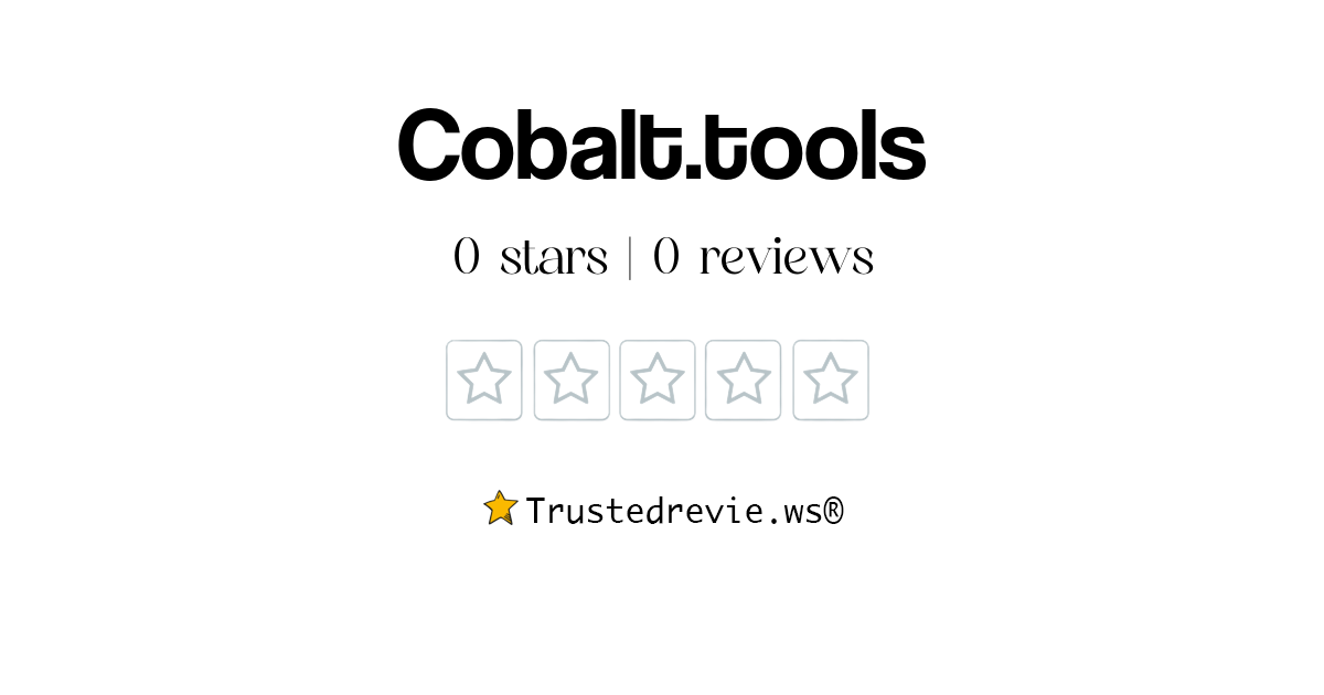 Cobalt.tools Review: Legit or Scam? [2025 New Reviews]