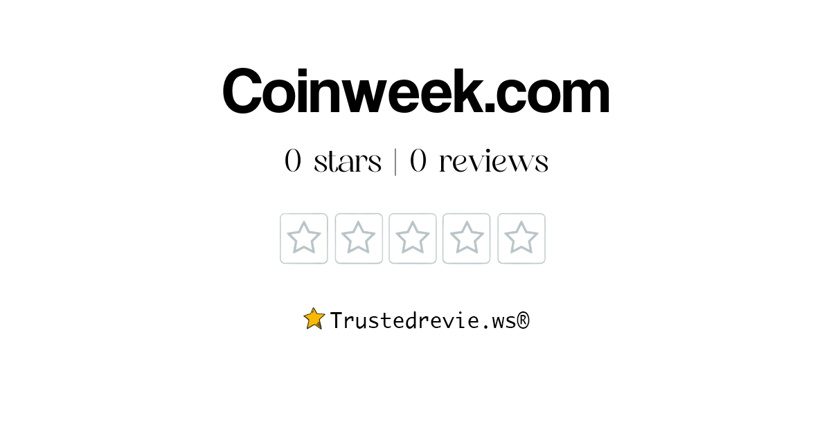 Coinweek.com Review: Legit or Scam? [2026 New Reviews]