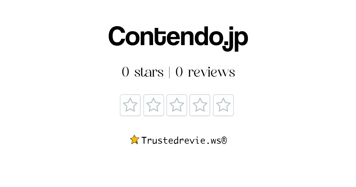 Contendo.jp Review: Legit or Scam? [2026 New Reviews]