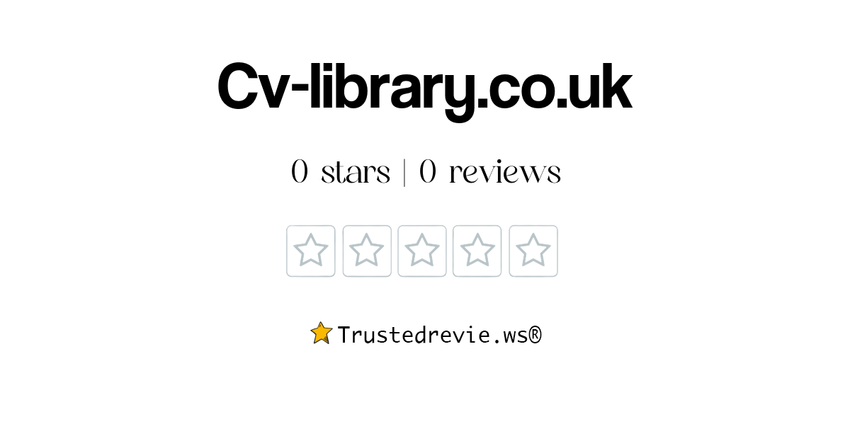 Cvlibrary.co.uk Review Legit or Scam? [2024 New Reviews]