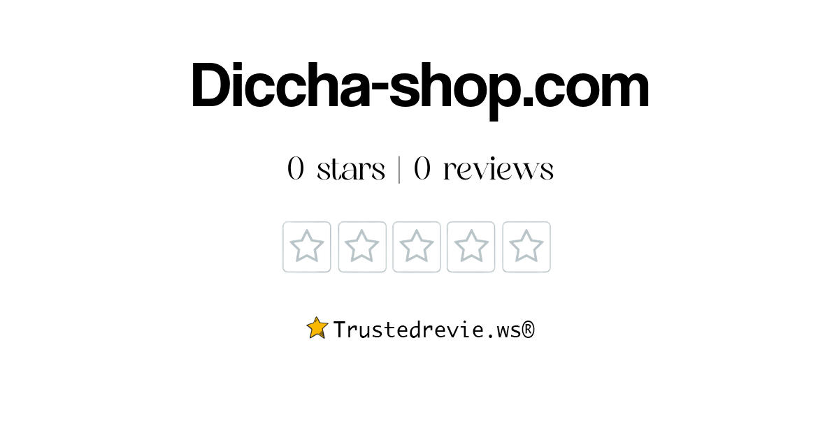 Diccha-shop.com Review: Legit or Scam? [2026 New Reviews]