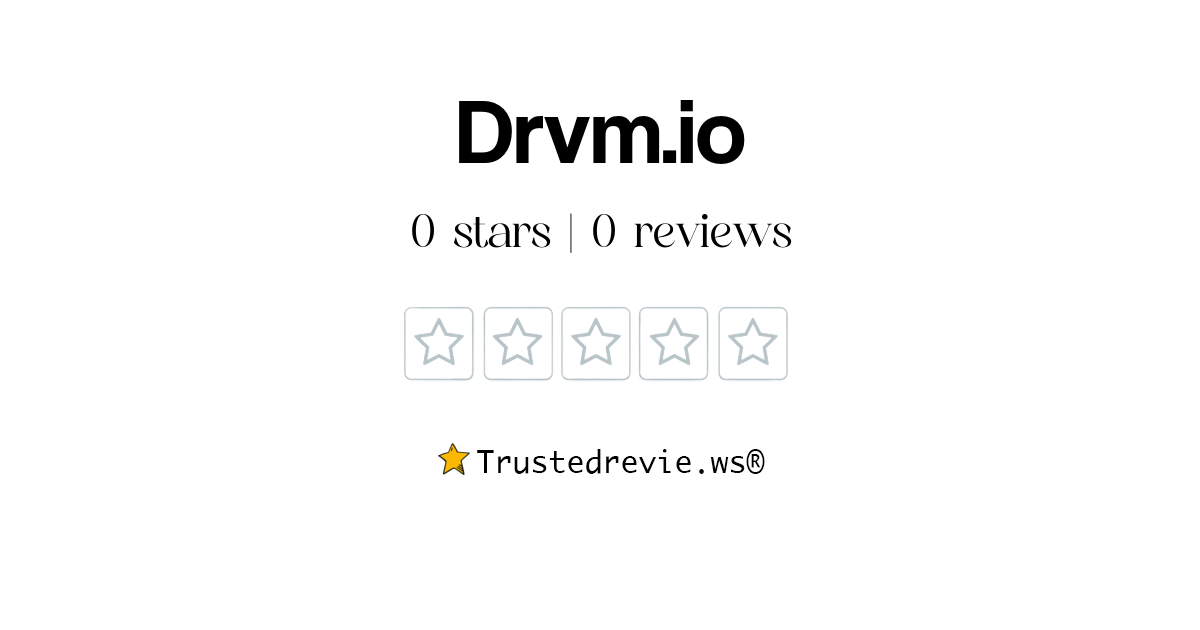 Drvm.io Review: Legit or Scam? [2026 New Reviews]