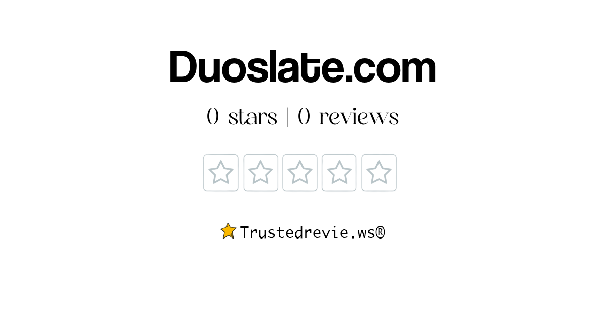 Duoslate.com Review: Legit or Scam? [2026 New Reviews]