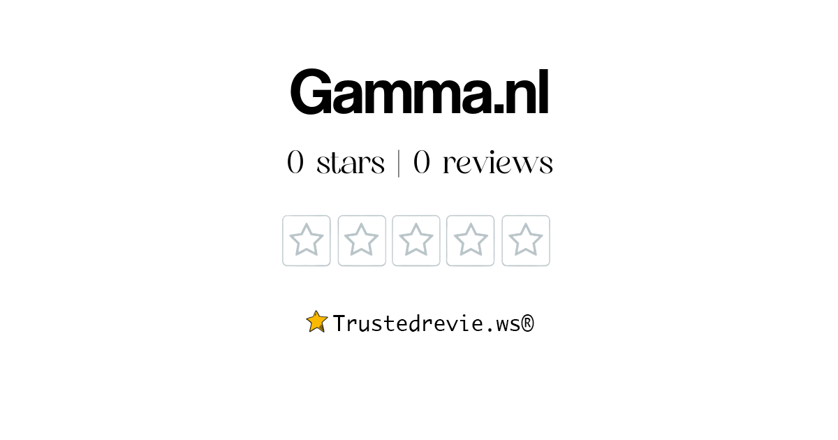 Gamma.nl Review: Legit or Scam? [2025 New Reviews]