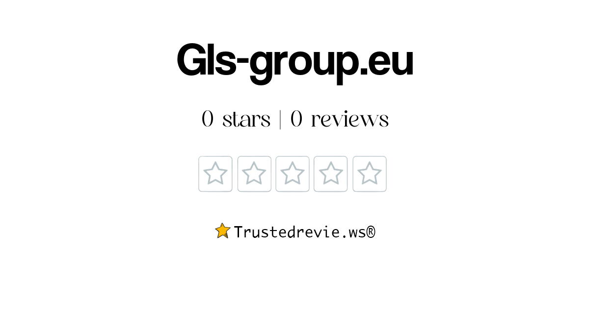 Gls-group.eu Review: Legit or Scam? [2025 New Reviews]