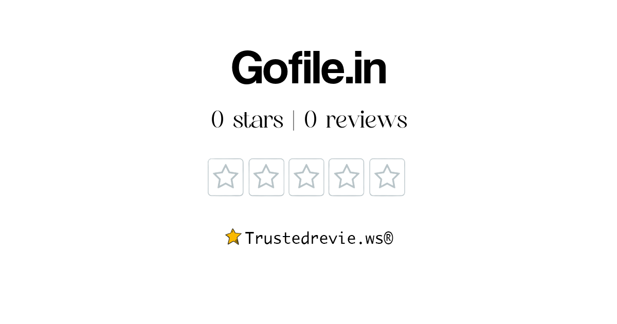 Gofile.in - Ask Question