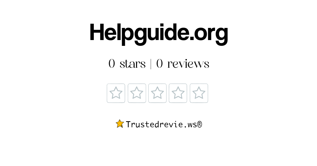 Helpguide.org - Ask Question