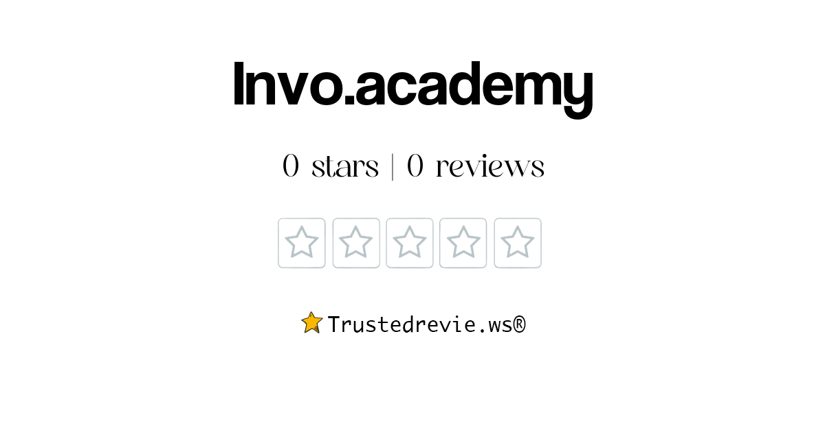 Invo.academy Review Legit or Scam? [2024 New Reviews]