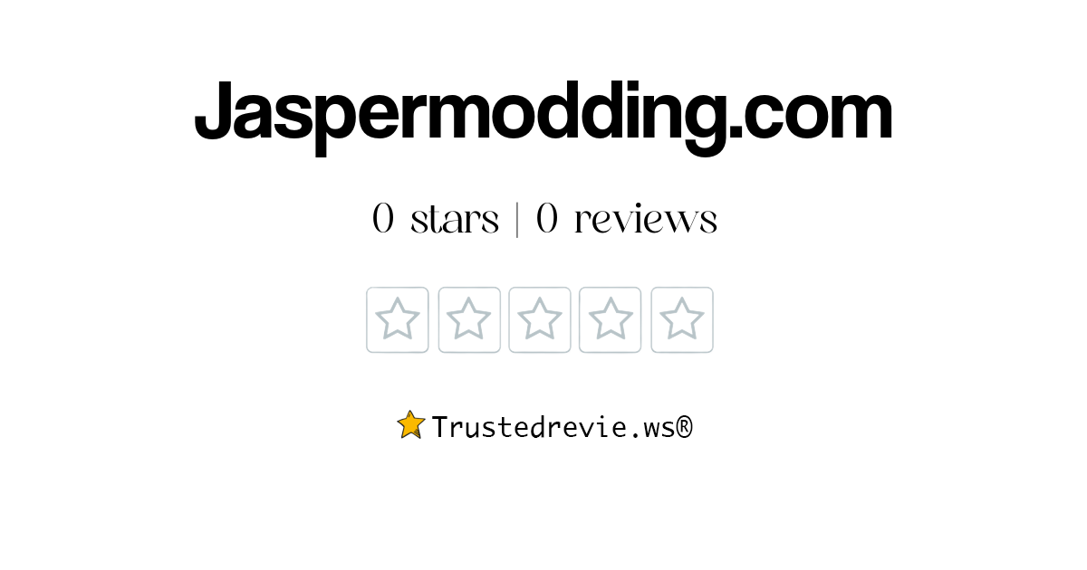 Jaspermodding.com Review: Legit or Scam? [2026 New Reviews]