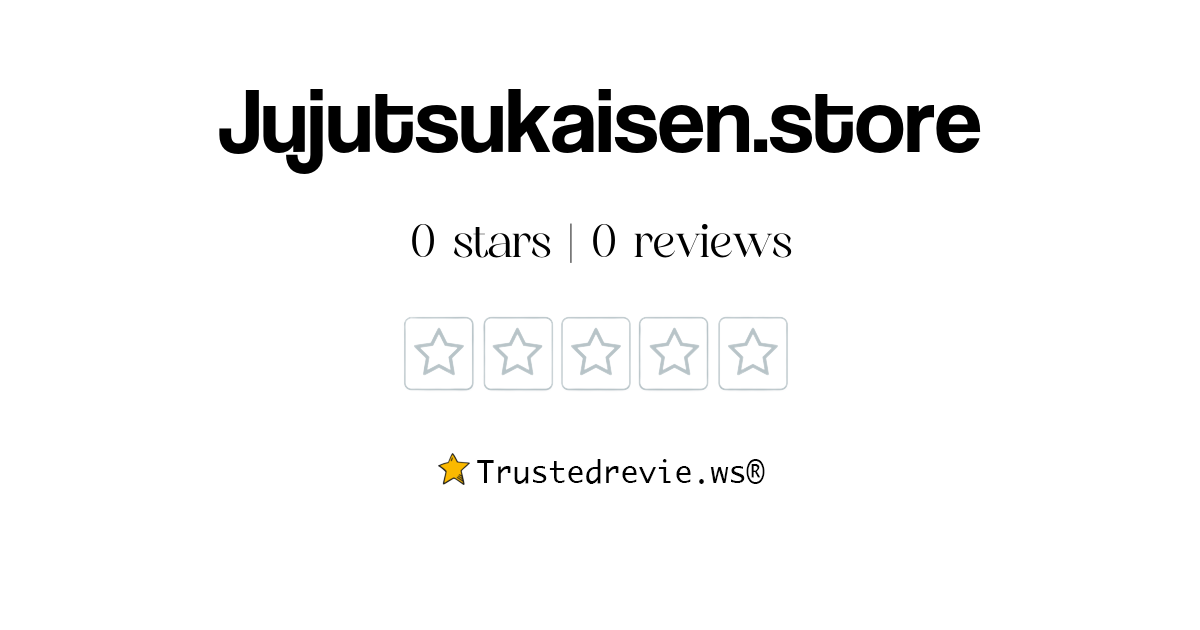 Jujutsukaisen.store Reviews & Scams