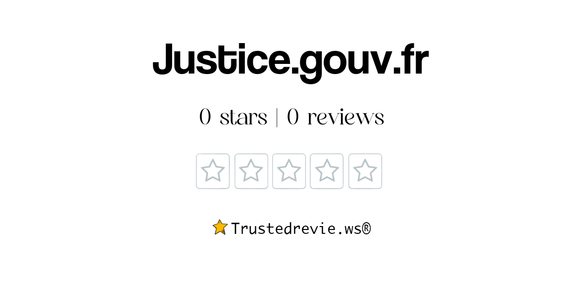 Justice.gouv.fr - Ask Question