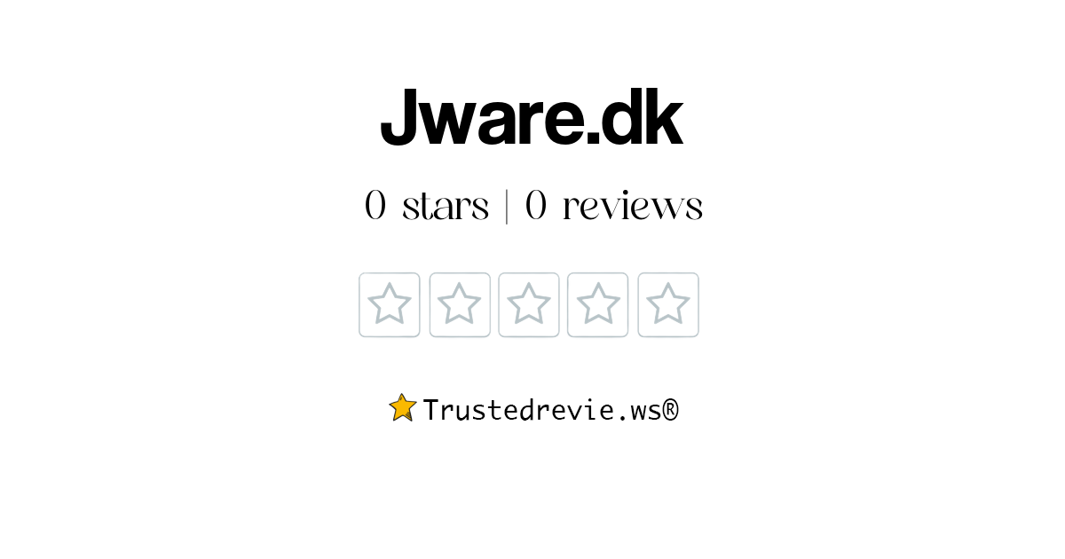 Jware.dk Review: Legit or Scam? [2026 New Reviews]