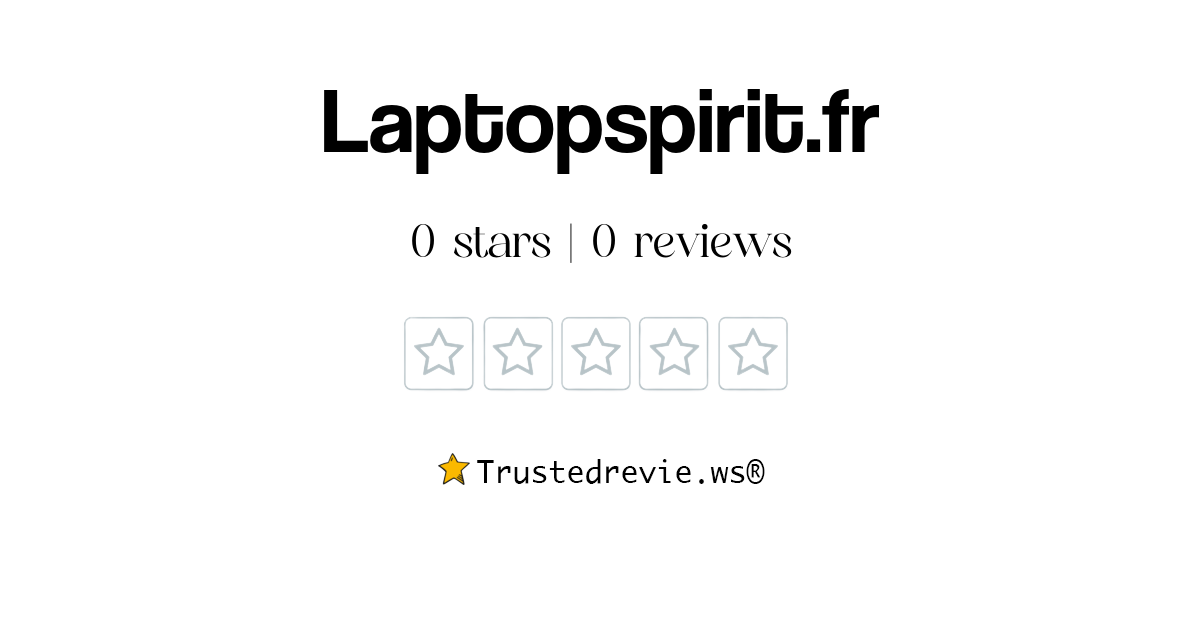 LaptopSpirit – Trouvez votre ordinateur portable idéal – LaptopSpirit