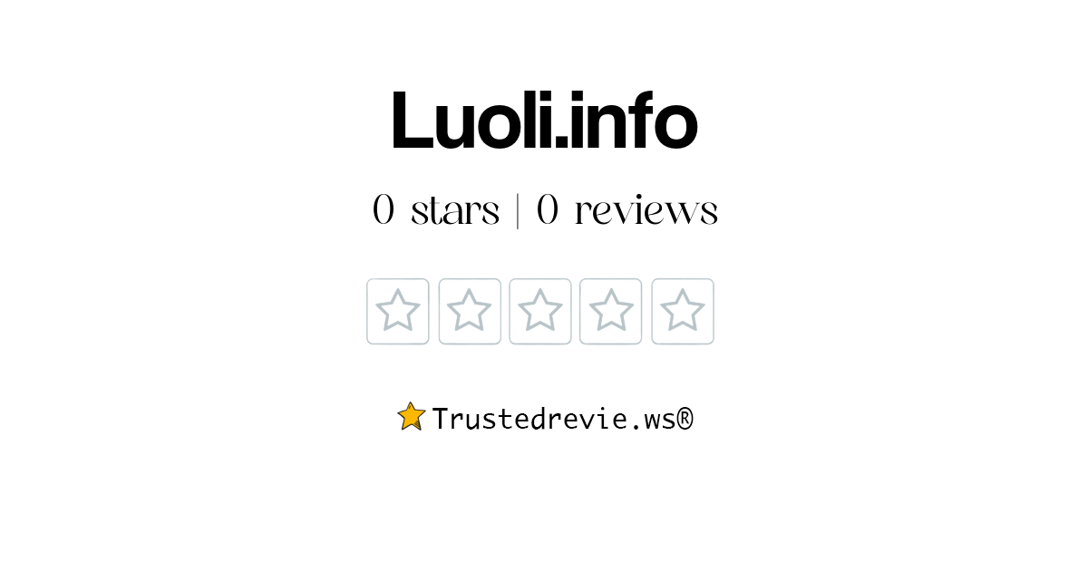 Luoli.info Review: Legit or Scam? [2025 New Reviews]