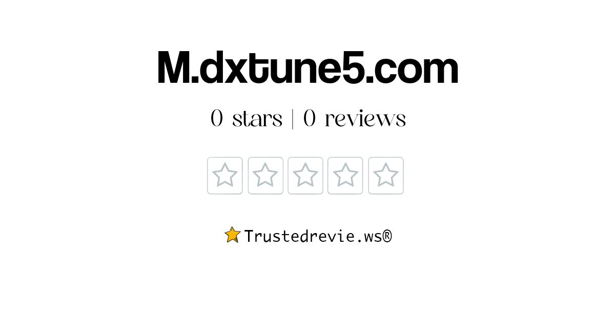 M.dxtune5.com Review: Legit or Scam? [2026 New Reviews]