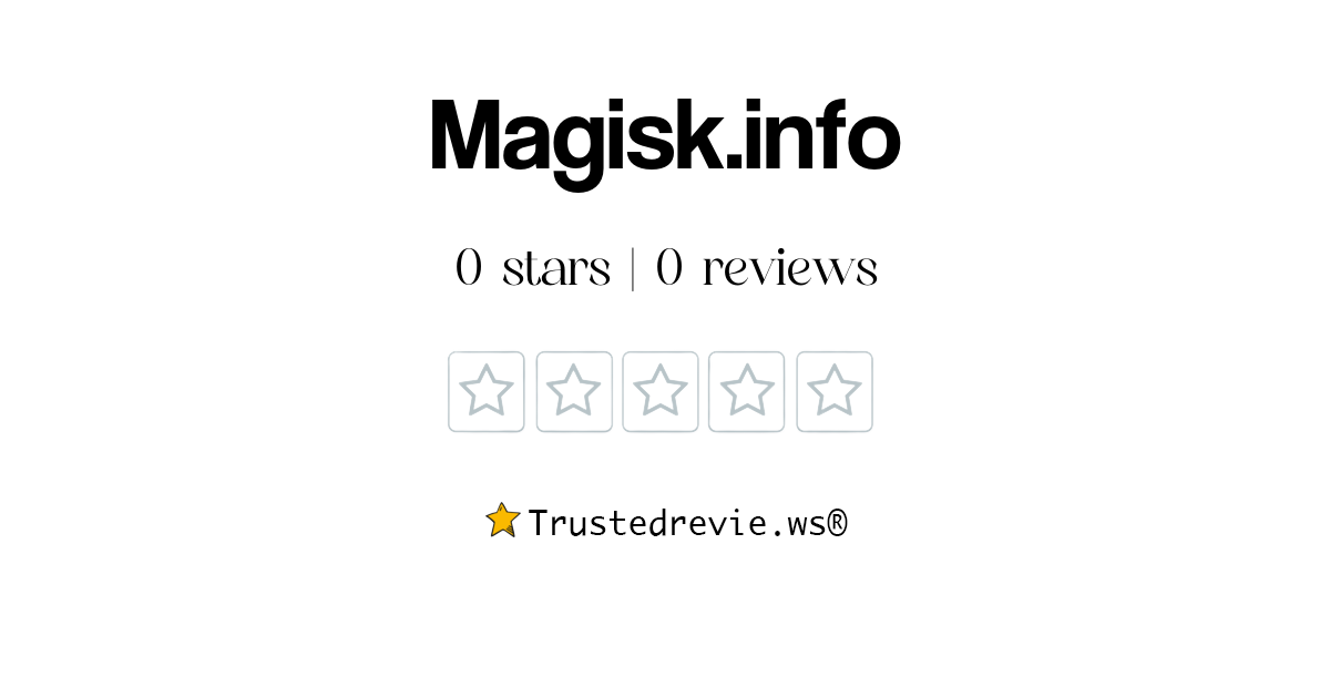 Magisk.info - Ask Question