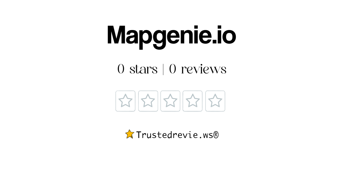 Mapgenie.io Review: Legit or Scam? [2026 New Reviews]