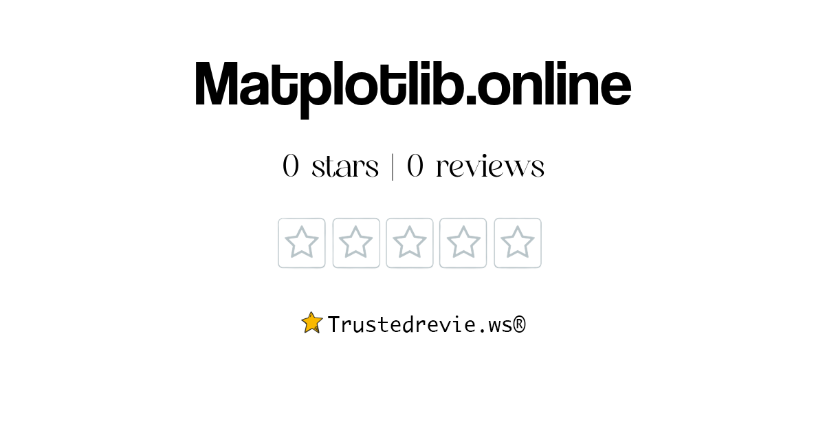 Matplotlib.online Review: Legit or Scam? [2026 New Reviews]