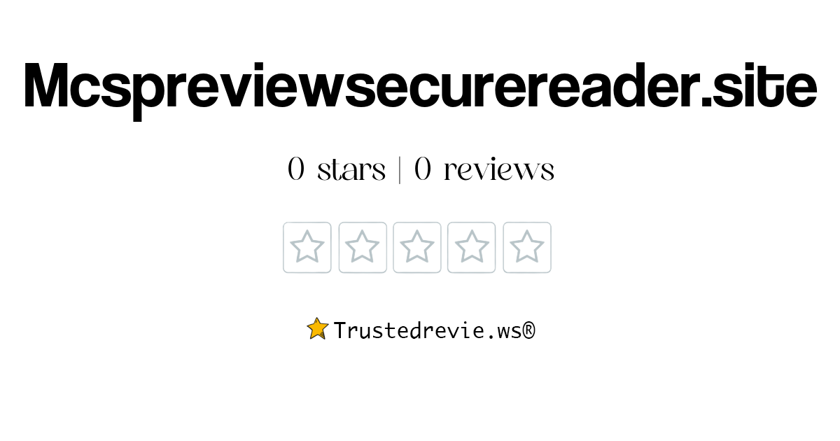 Mcspreviewsecurereader.site - Ask Question