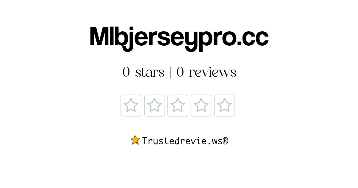 Is mlbjerseypro.net a legitimate retailer? : r/baseball