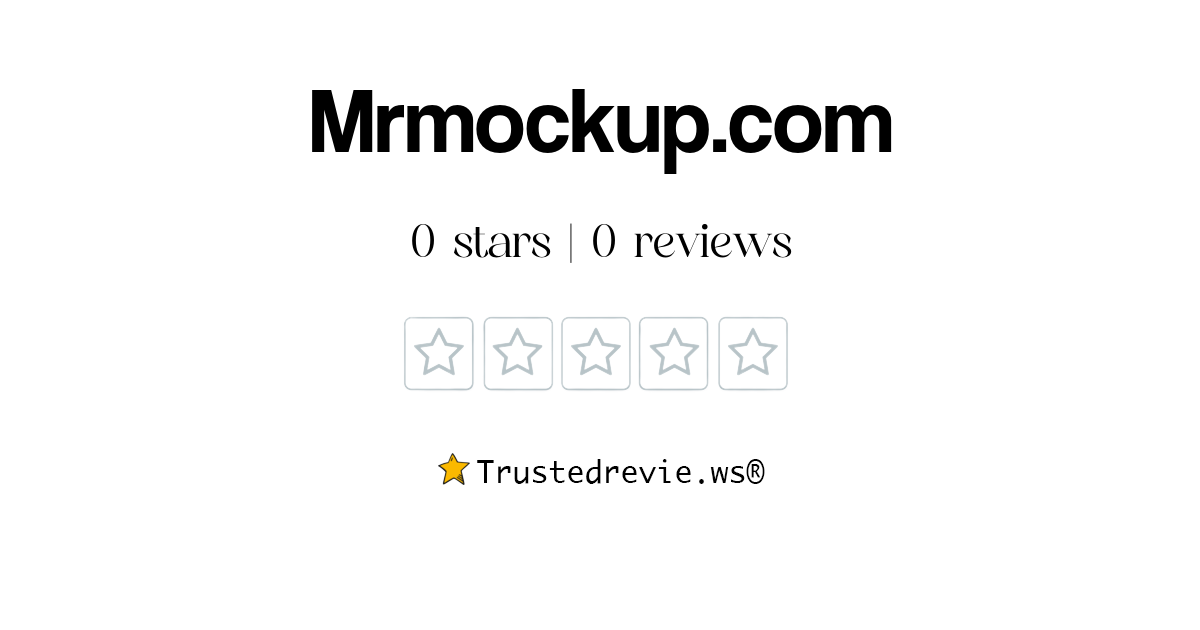 Mrmockup.com Review: Legit or Scam? [2024 New Reviews]