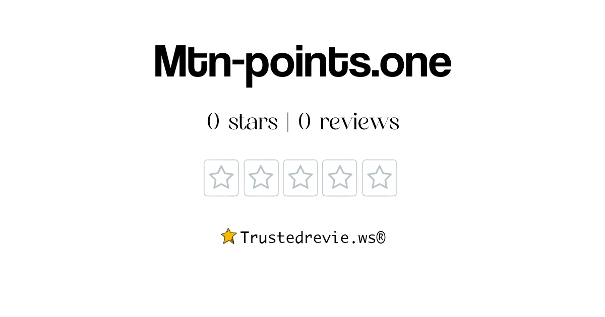 Mtn-points.one Review: Legit or Scam? [2024 New Reviews]