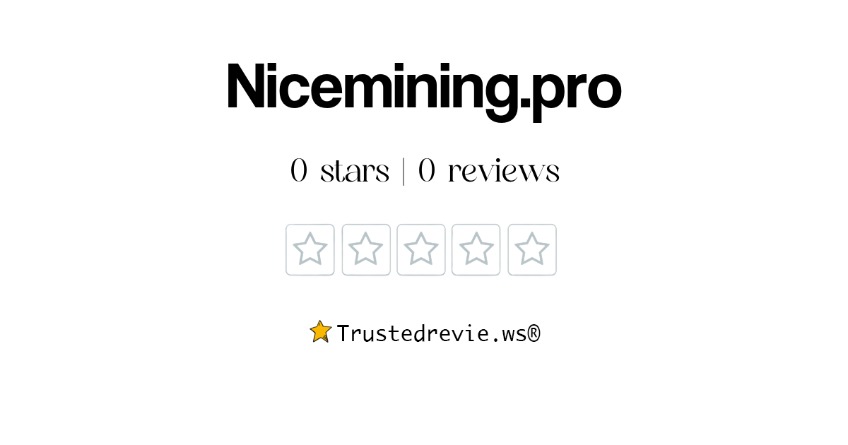 Nicemining.pro Review: Legit or Scam? [2026 New Reviews]