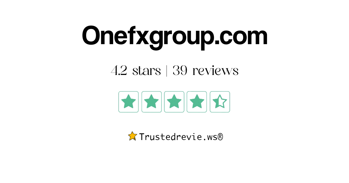 Onefxgroup.com Review: Legit or Scam? [2024 New Reviews]