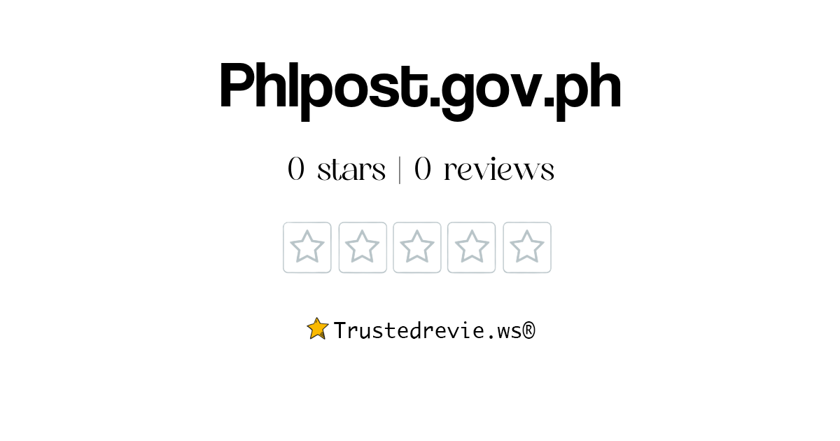 Phlpost.gov.ph Review Legit or Scam? [2024 New Reviews]