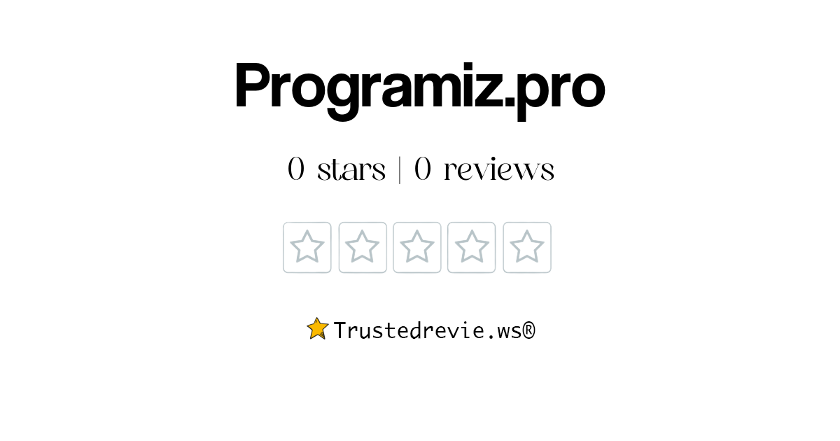 Programiz.pro Review Legit or Scam? [2024 New Reviews]