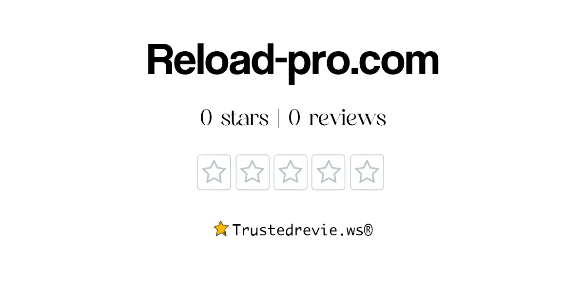 Reload-pro.com Review: Legit or Scam? [2026 New Reviews]