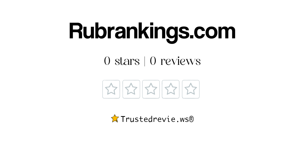 Rubrankings.com Reviews & Scams