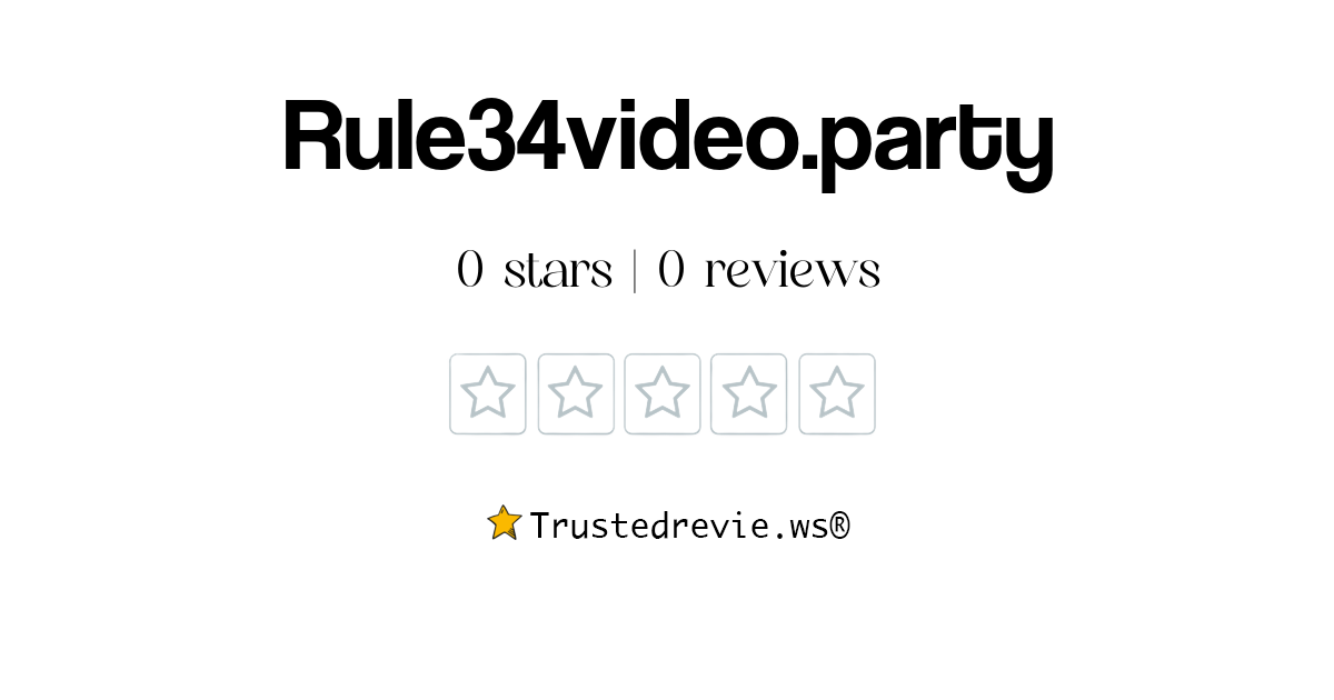 Rule34video.party Review: Legit or Scam? [2025 New Reviews]